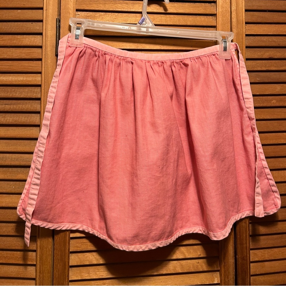 Vintage Pink Cotton Apron